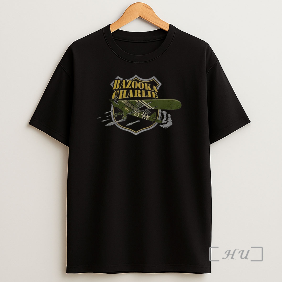 Officials Bazooka Charlie Piper J 3 Cub Aircraft Shield Premium Shirt Sweatshirt Tee