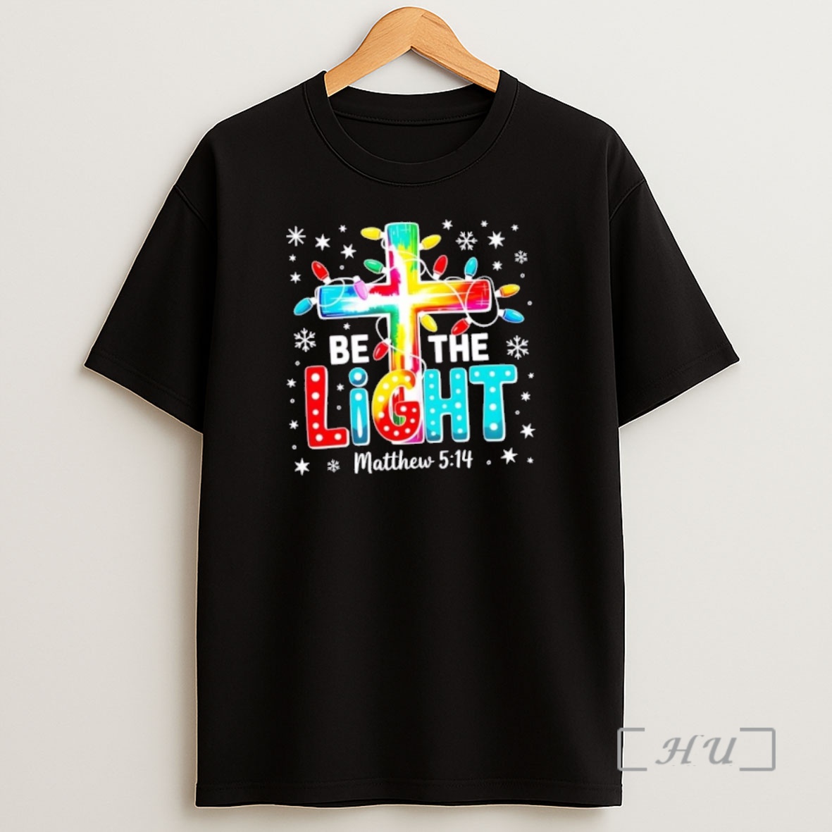 Officials Be The Light Christmas Lights Cross Premium Shirt Sweatshirt Tee