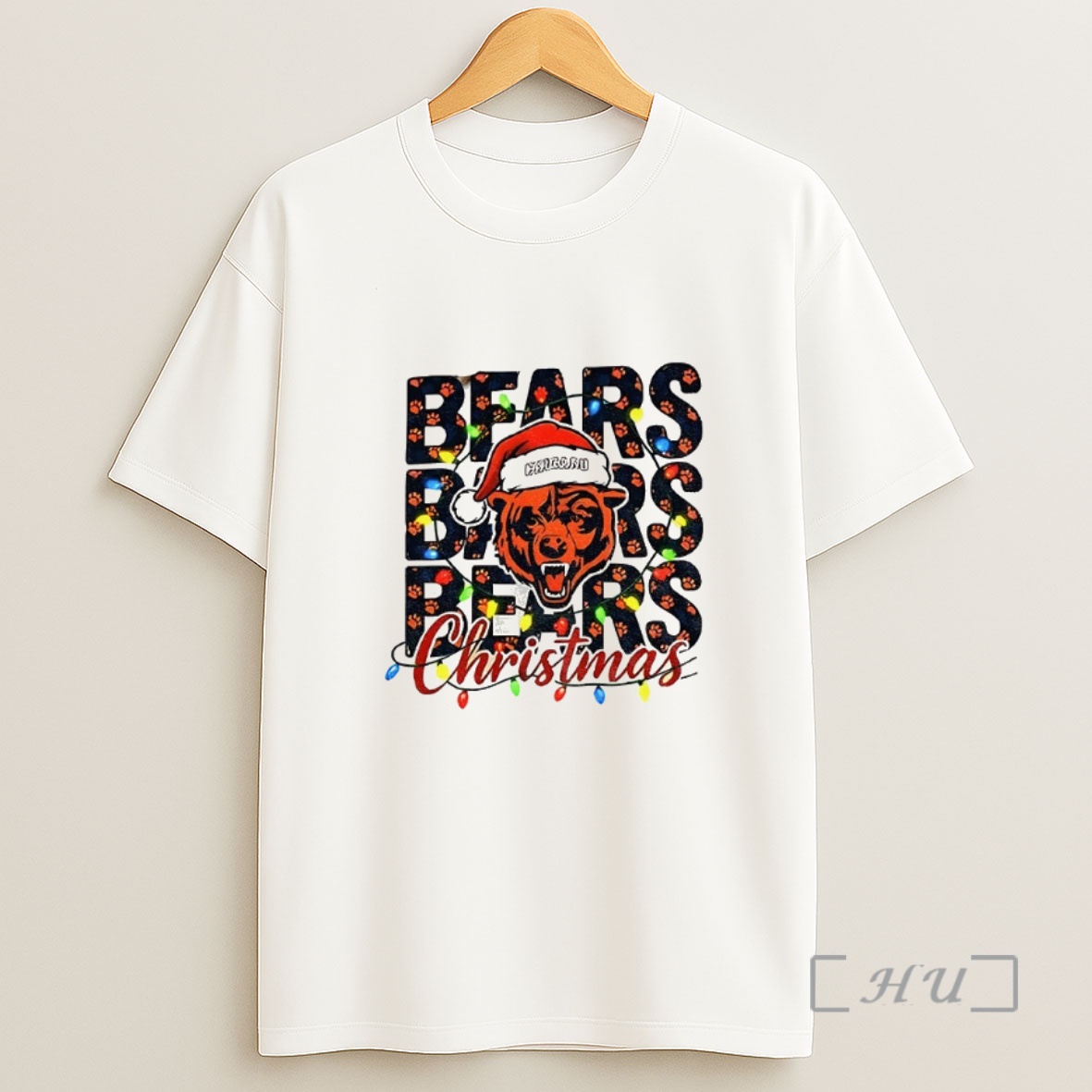 Officials Bear Santa Claus Chicago Bears Nfl Football Merry Christmas Premium Shirt Sweatshirt Tee