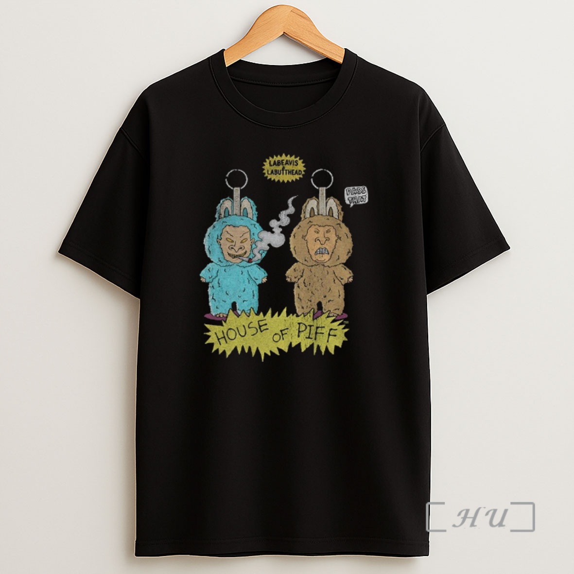 Officials Beavis And Butt Head X Labubu Labeavis Labutthead House Of Piff Premium Shirt Sweatshirt Tee