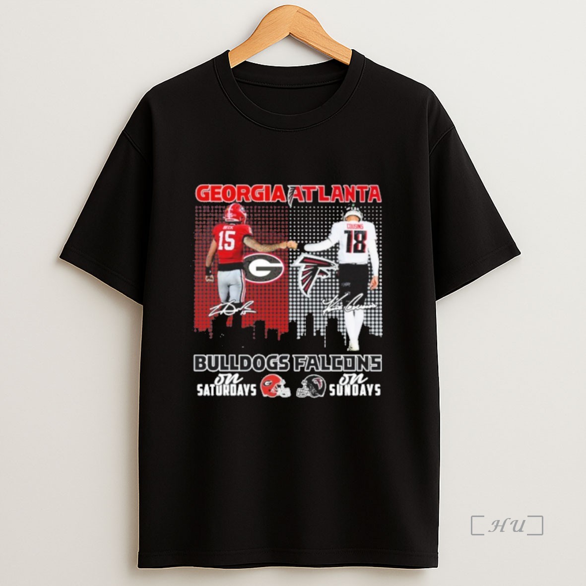 Officials Beck Georgia On Saturdays And Cousins Falcons On Sundays Premium Shirt Sweatshirt Tee