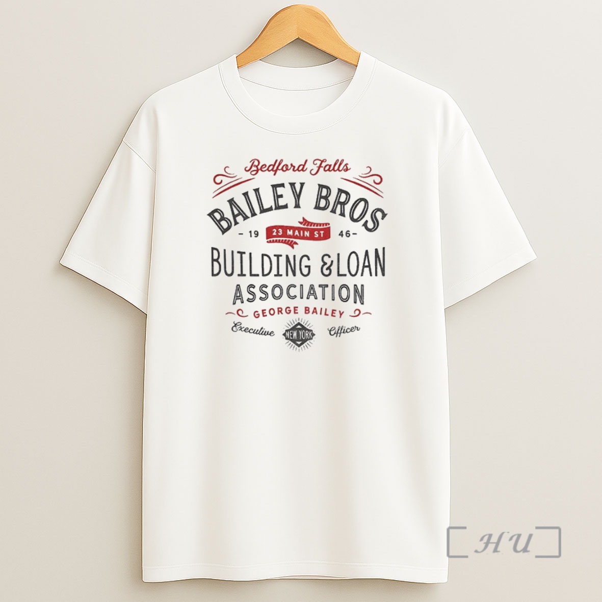 Officials Bedford Falls Bailey Brothers Building And Loan Association George Bailey Ny Premium Shirt Sweatshirt Tee