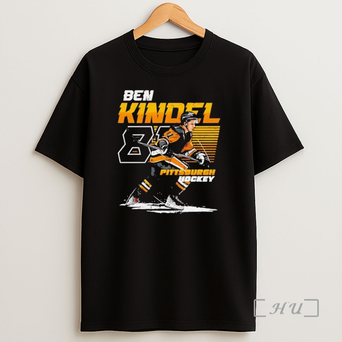 Officials Ben Kindel 81 Pittsburgh Hockey Player Name Stylish Black Premium Shirt Sweatshirt Tee