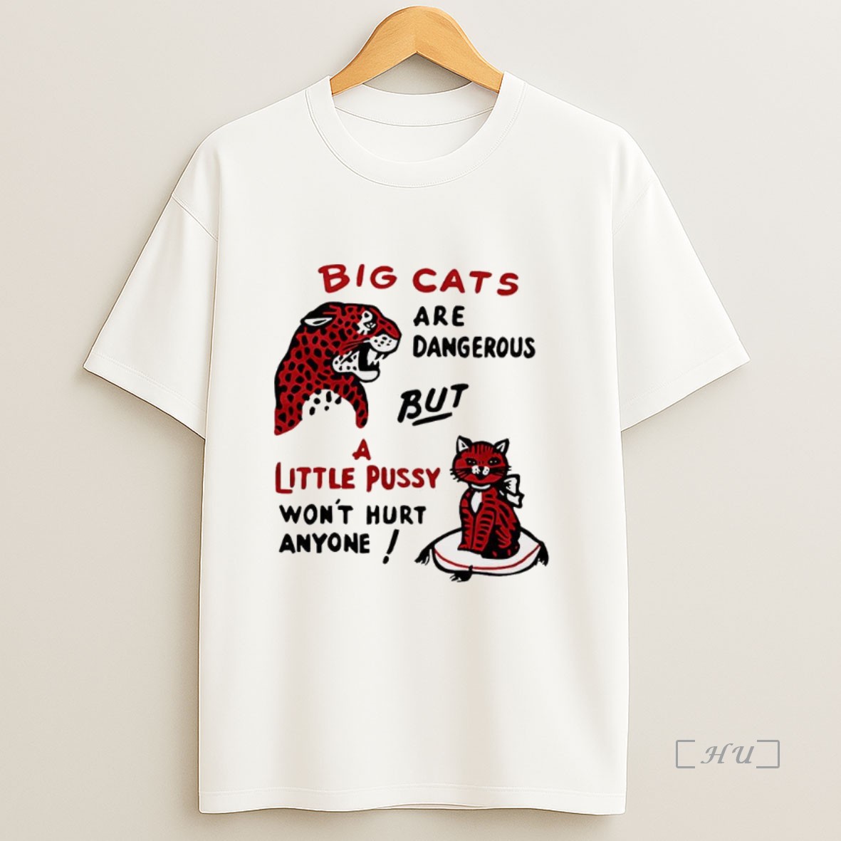 Officials Big Cats Are Dangerous But A Little Pussy Wont Hurt Anyone Ringer Meme Premium Shirt Sweatshirt Tee