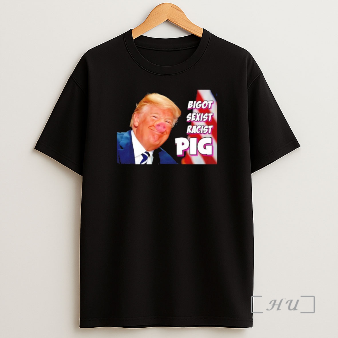 Officials Bigot Sexist Racist Pig Trump Quiet Piggy Premium Shirt Sweatshirt Tee