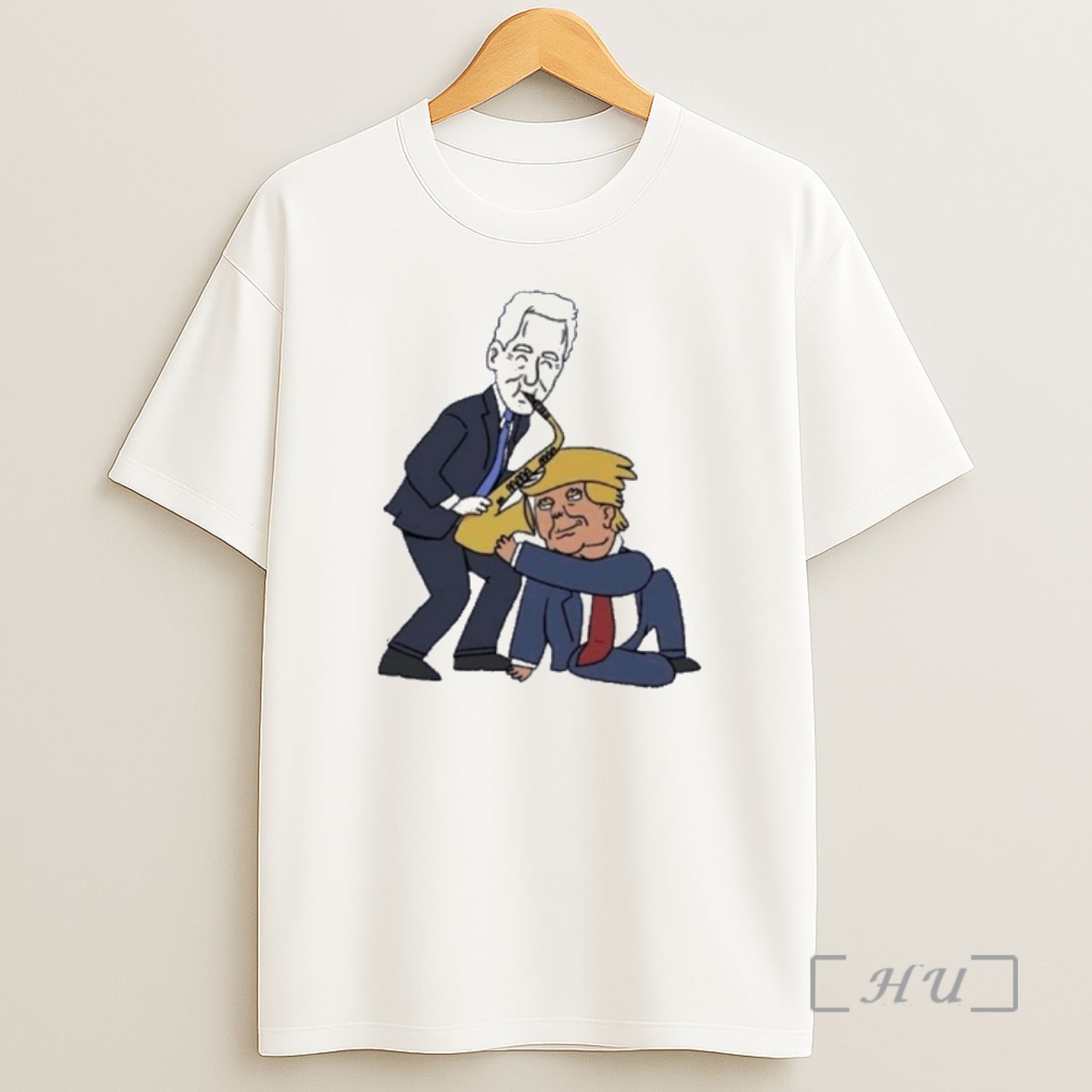 Officials Bill Clinton Blow Trumpet Trump Bubba Meme Premium Shirt Sweatshirt Tee