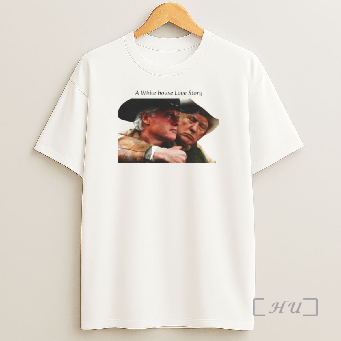 Officials Bill Clinton And Trump A White House Love Story Ornaments Premium Shirt Sweatshirt Tee
