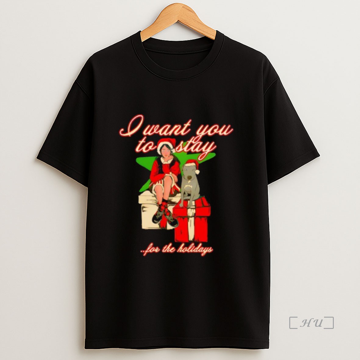 Officials Billieeilish I Want You To Stay For The Holidays Premium Shirt Sweatshirt Tee