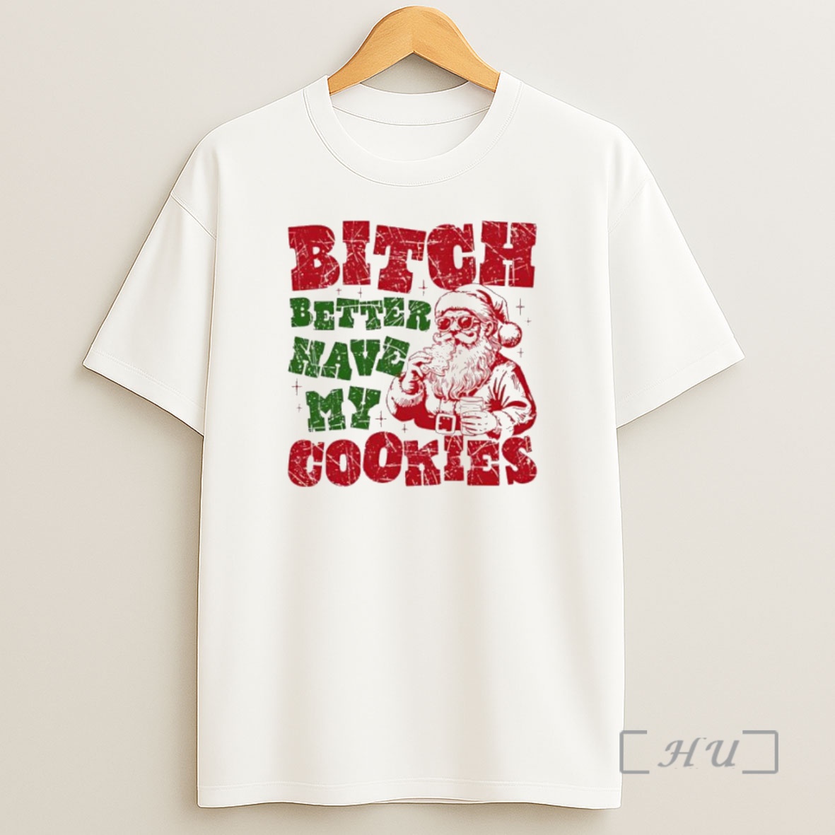 Officials Bitch Better Have My Cookies Santa Claus Graphic Premium Shirt Sweatshirt Tee