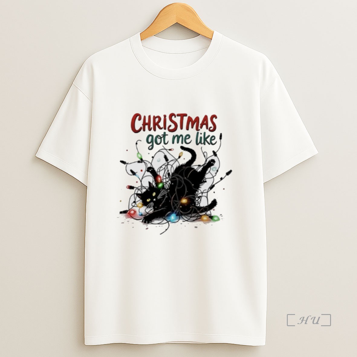 Officials Black Cat Christmas Got Me Like Premium Shirt Sweatshirt Tee
