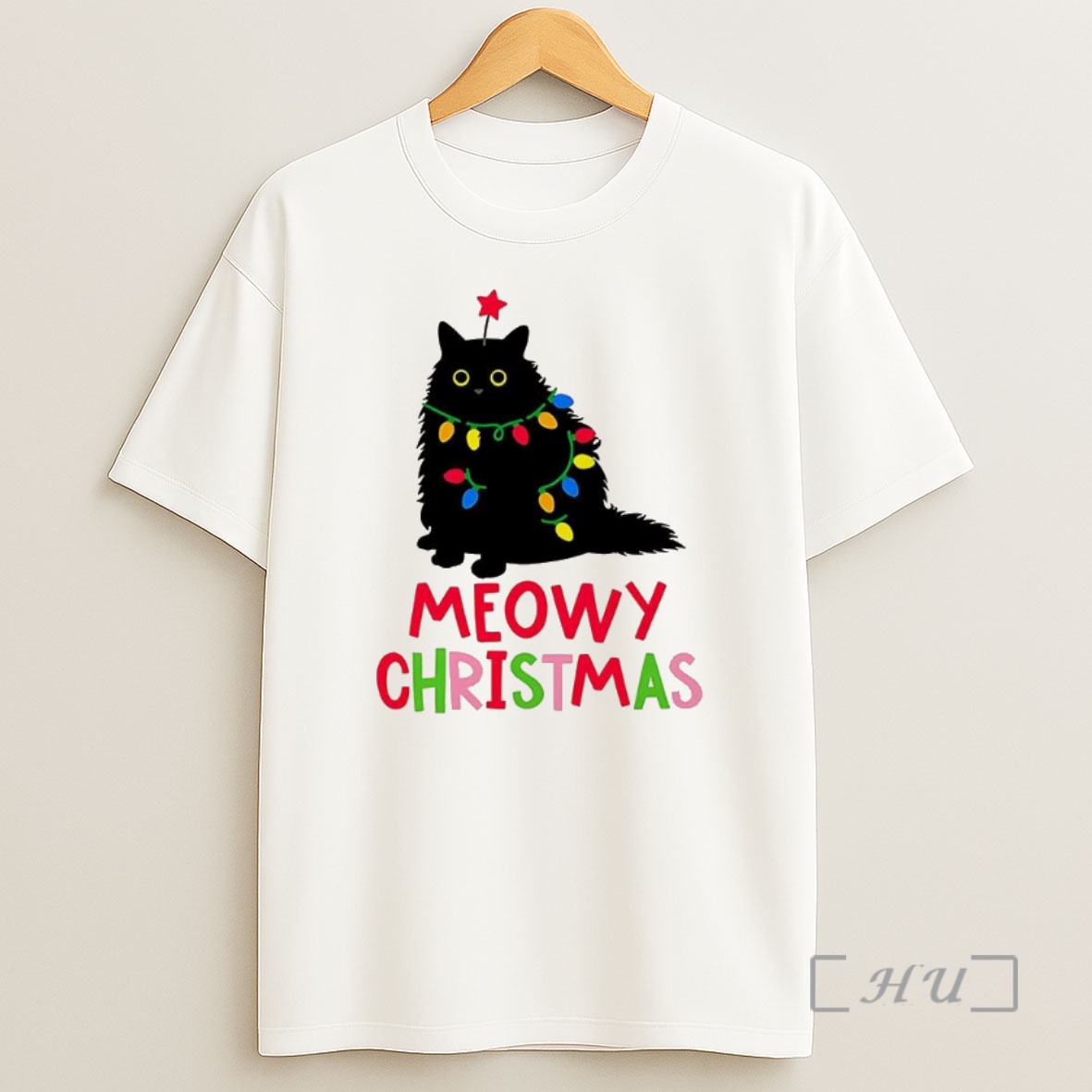 Officials Black Cat Meowy Christmas Premium Shirt Sweatshirt Tee