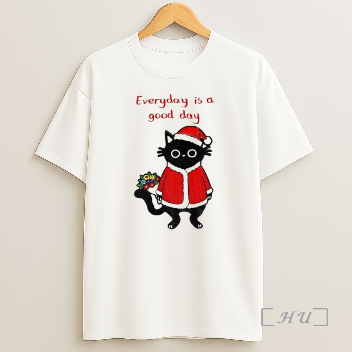 Officials Black Cat Santa Claus Everyday Is A Good Day Merry Christmas Premium Shirt Sweatshirt Tee