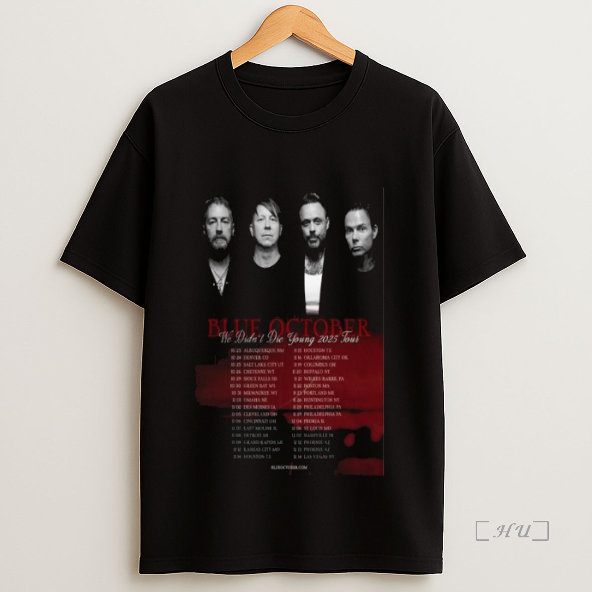 Officials Blue October We Didnt Die Young 2025 Tour Long Sleve Premium Shirt Sweatshirt Tee
