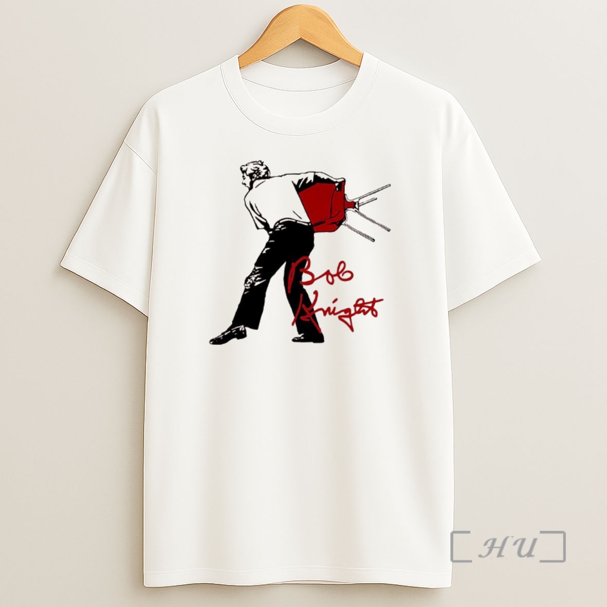 Officials Bob Knight Coach Chair Throw Signature Premium Shirt Sweatshirt Tee