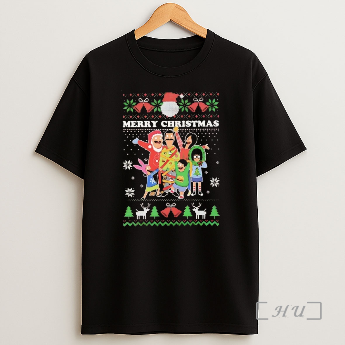 Officials Bobs Burgers Family Merry Christmas Premium Shirt Sweatshirt Tee