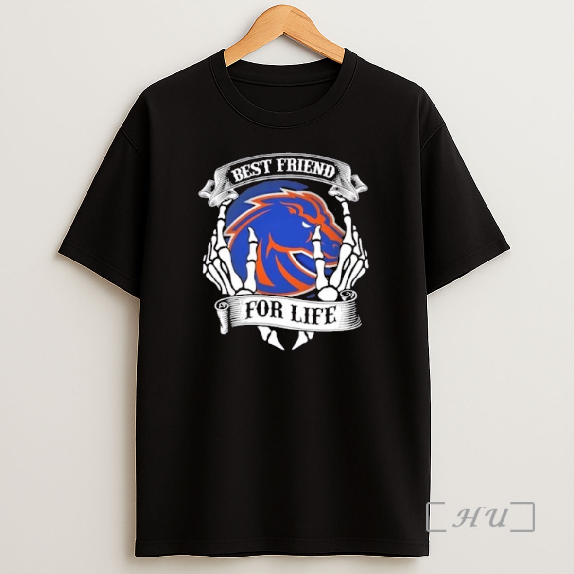 Officials Boise State Broncos Best Friend For Life Hands Bones Premium Shirt Sweatshirt Tee