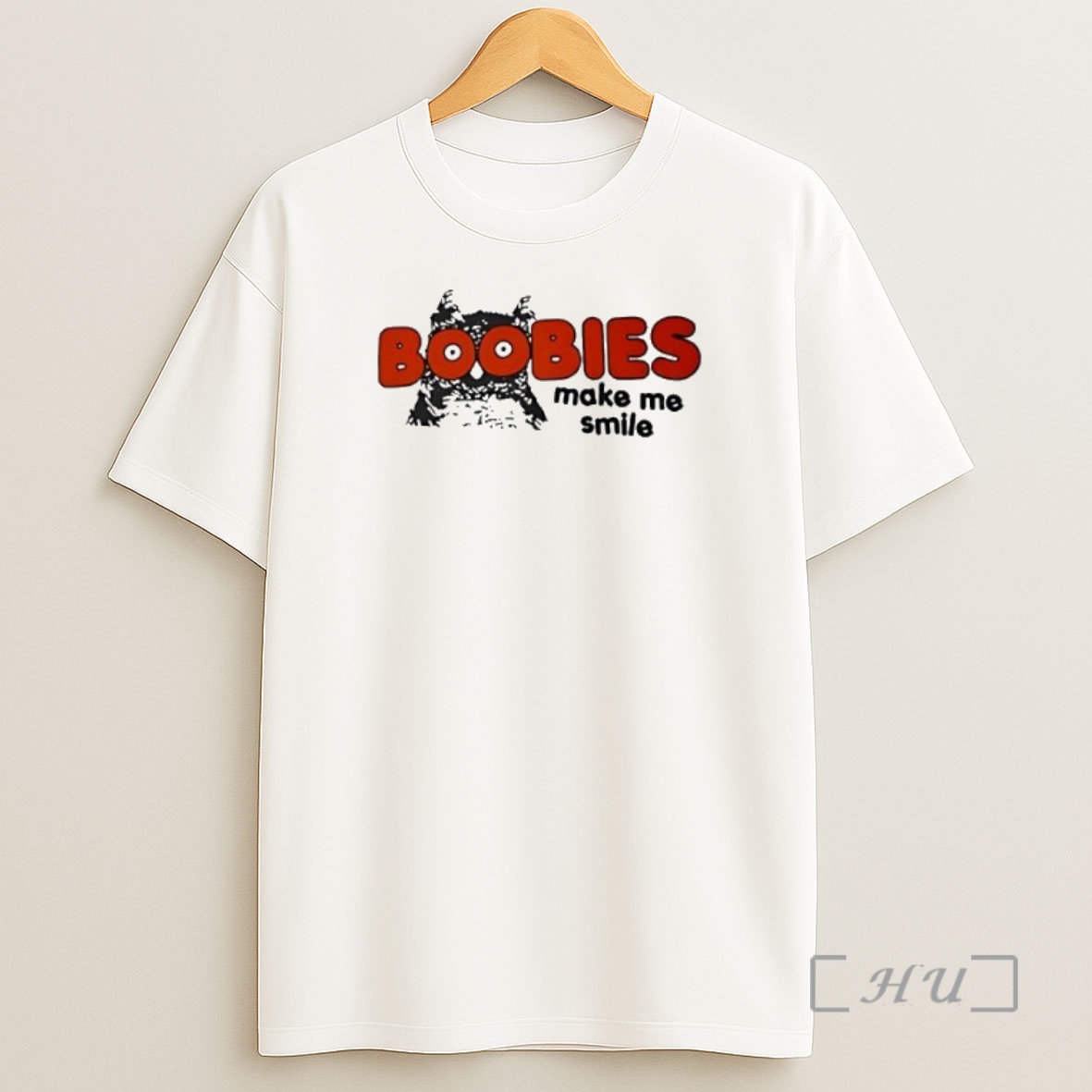 Officials Boobies Make Me Smile Vintage Premium Shirt Sweatshirt Tee