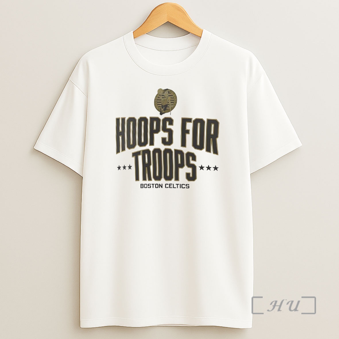 Officials Boston Celtics Hoops For Troops Premium Shirt Sweatshirt Tee