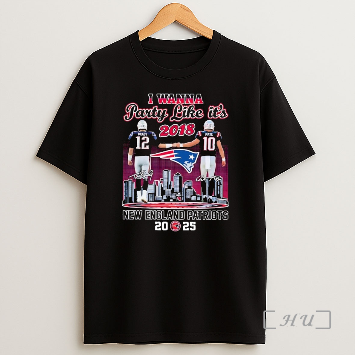 Officials Brady And Maye I Wanna Party Like Its 2018 Premium Shirt Sweatshirt Tee