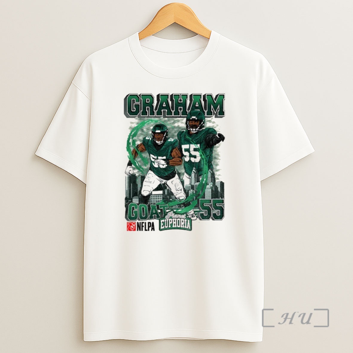 Officials Brandon Graham 55 Goat Eagles Football Premium Shirt Sweatshirt Tee