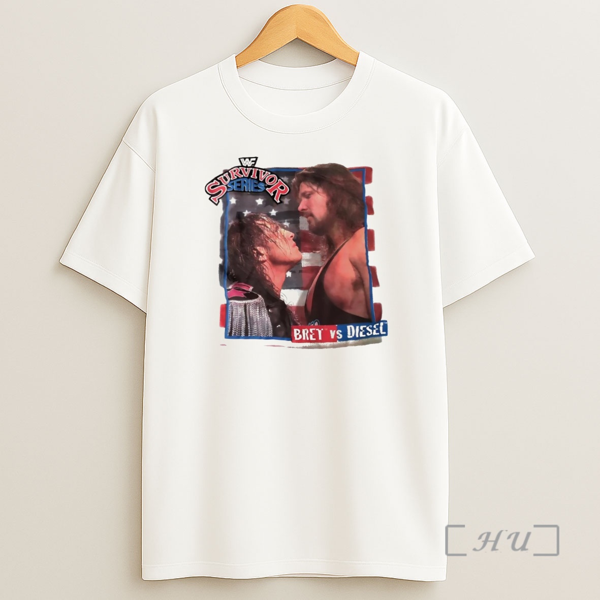 Officials Bret Hart Vs Diesel Survivor Series Premium Shirt Sweatshirt Tee