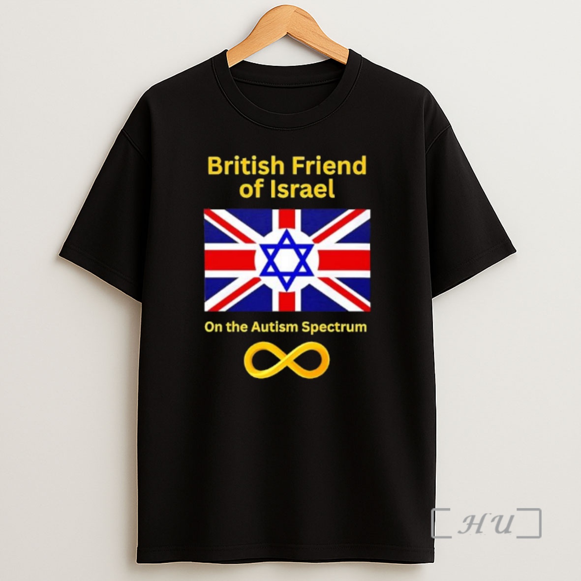 Officials British Friend Of Israel On The Autism Spectrum Premium Shirt Sweatshirt Tee