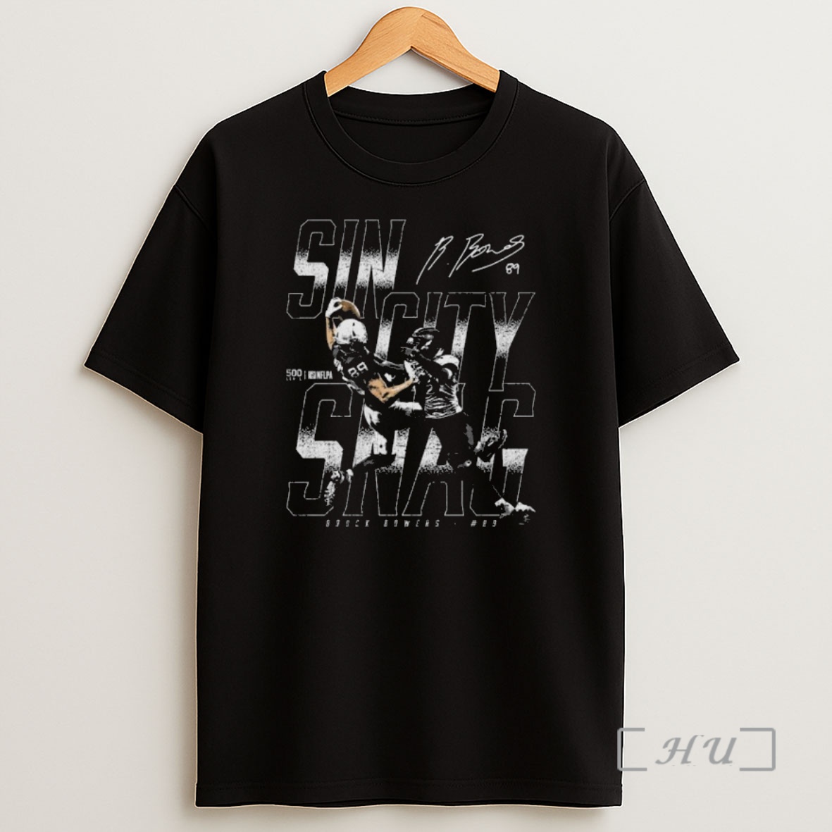 Officials Brock Bowers Las Vegas Sin City Snag Premium Shirt Sweatshirt Tee