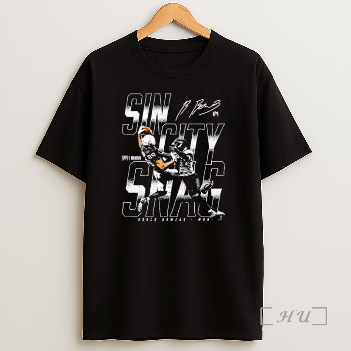 Officials Brock Bowers Las Vegas Sin City Snag Signature Premium Shirt Sweatshirt Tee