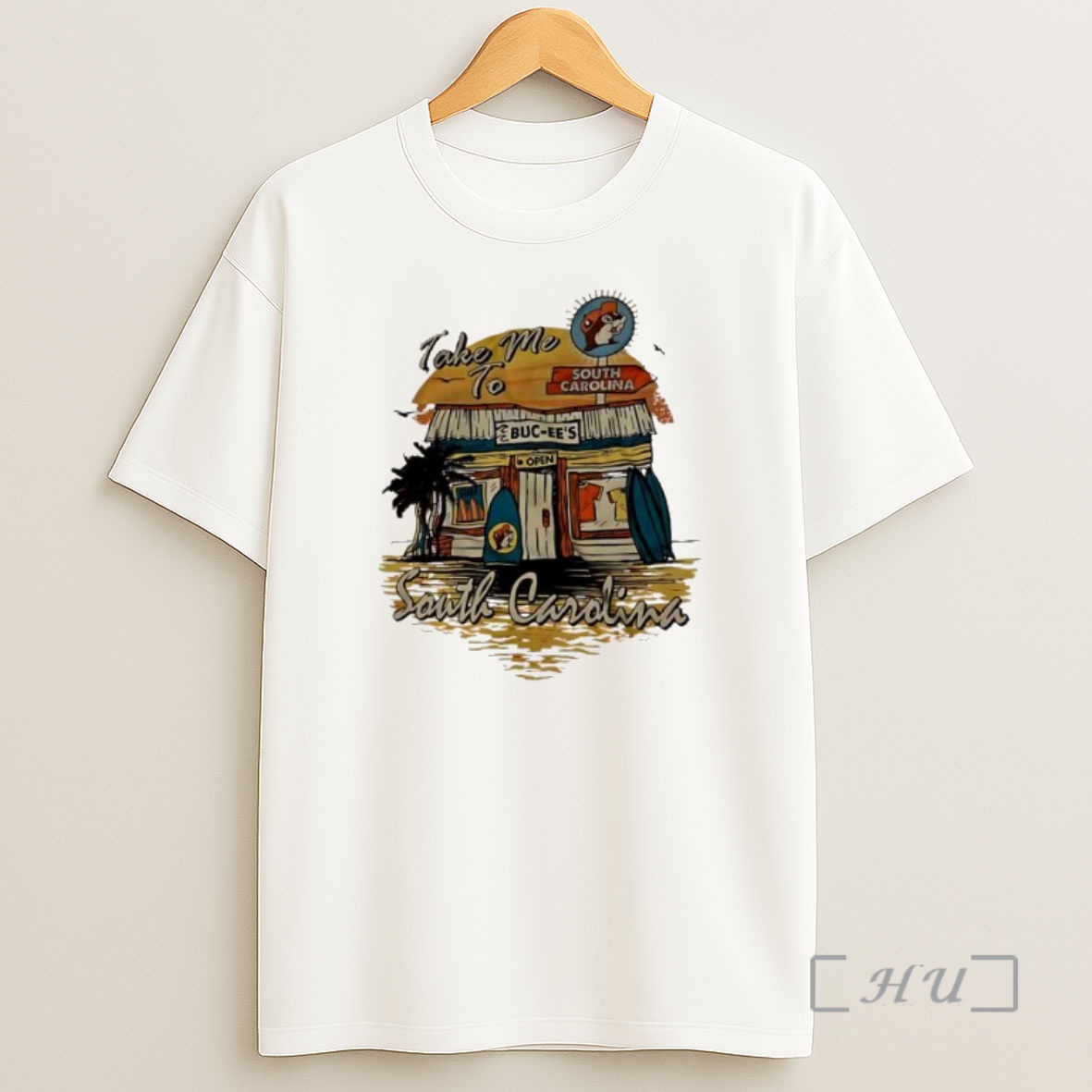 Officials Buc Ees Take Me To South Carolina Sunset Premium Shirt Sweatshirt Tee