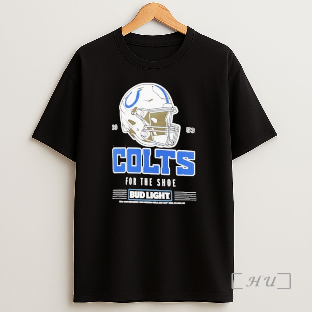 Officials Bud Light X Indianapolis Colts For The Shoe Helmet Premium Shirt Sweatshirt Tee
