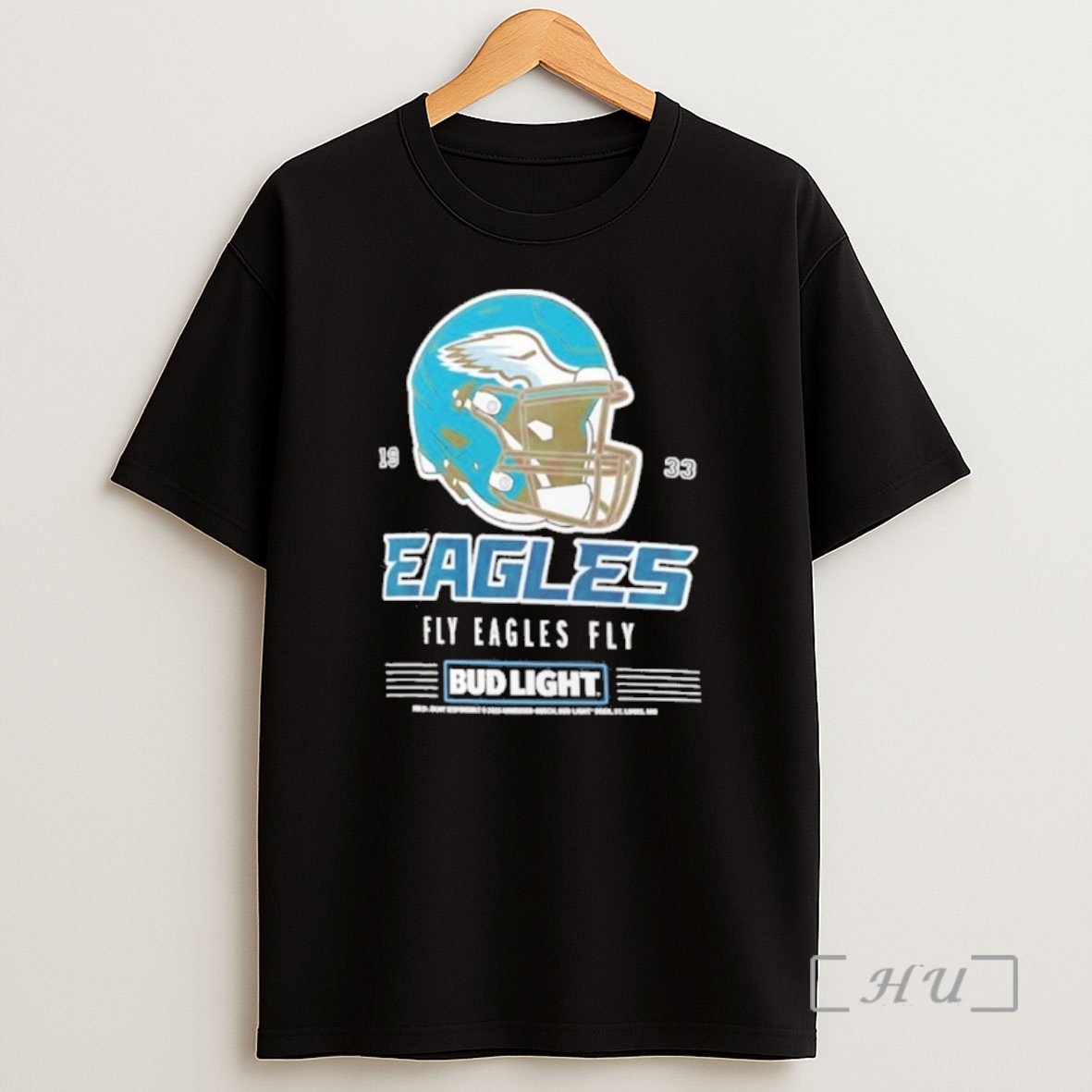 Officials Bud Light X Philadelphia Eagles Fly Eagles Fly Helmet Premium Shirt Sweatshirt Tee
