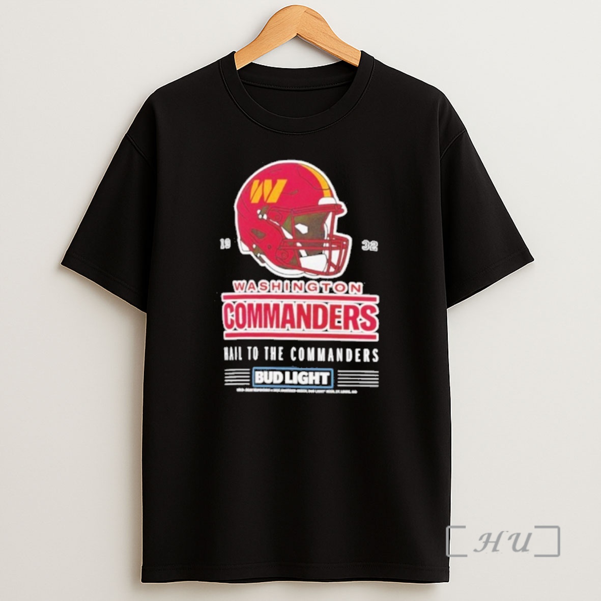 Officials Bud Light X Washington Commanders Hail The Commanders Helmet Premium Shirt Sweatshirt Tee