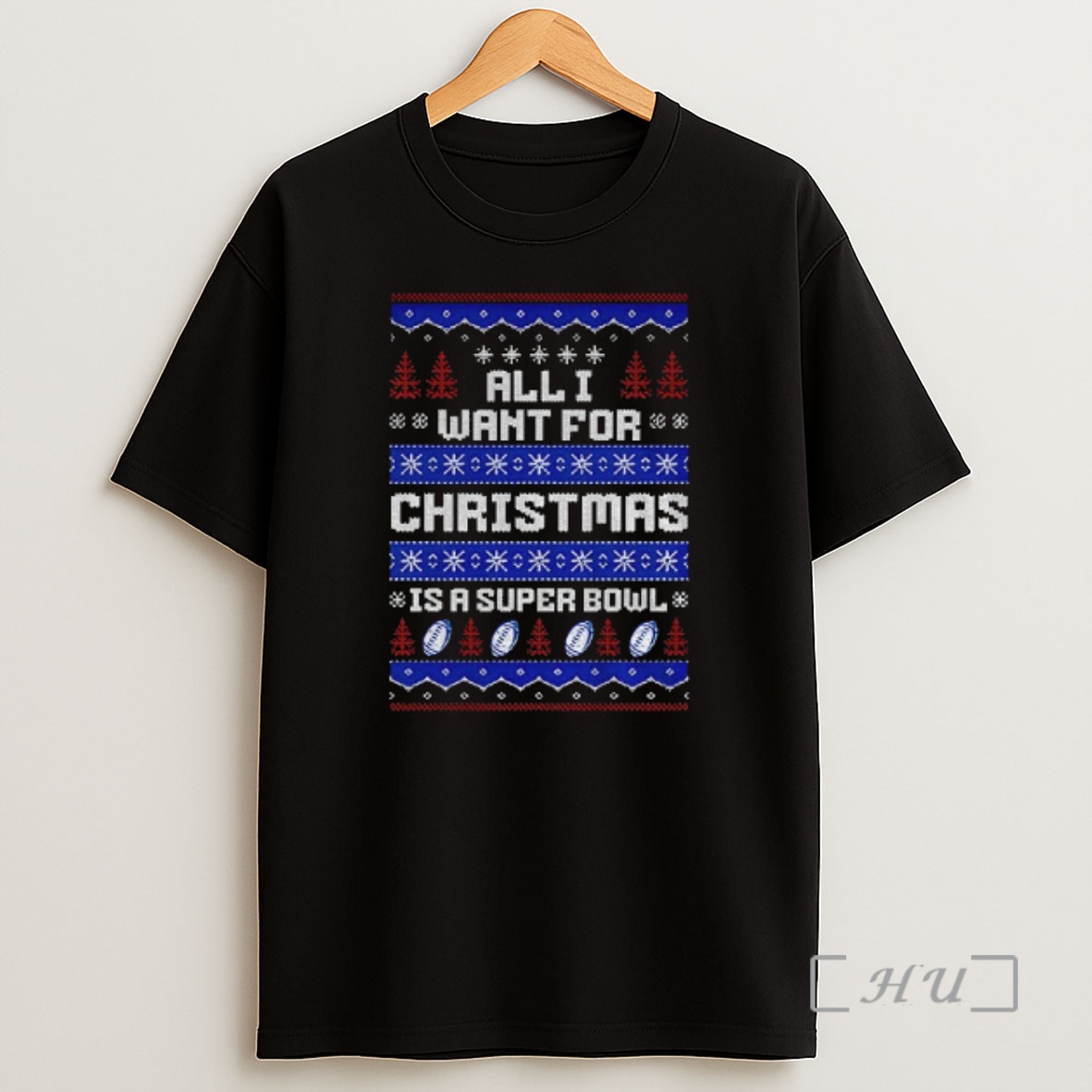 Officials Buffalo Bills Football All I Want For Christmas Is A Super Bowl Ugly Christmas 2025 Premium Shirt Sweatshirt Tee