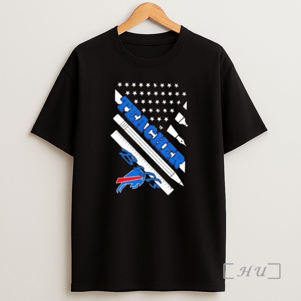 Officials Buffalo Bills Football X Teacher American Flag Premium Shirt Sweatshirt Tee