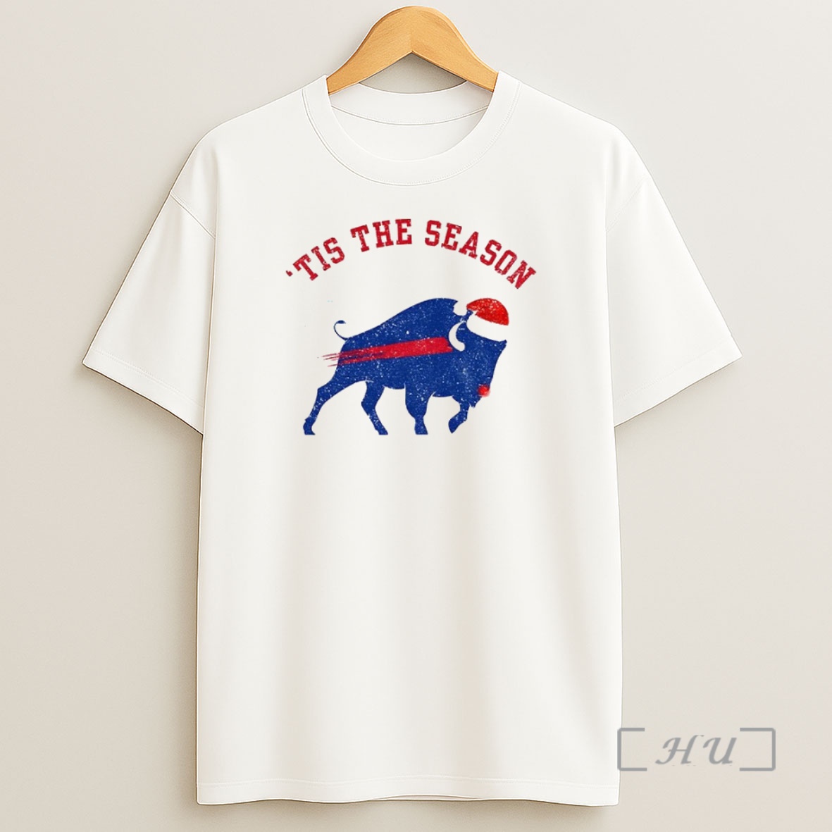 Officials Buffalo Bills Mascot Santa Hat Buffalo Bills Merry Christmas Premium Shirt Sweatshirt Tee
