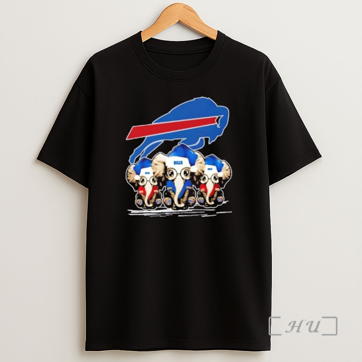 Officials Buffalo Bills X Elephants Santa Hat Merry Christmas Premium Shirt Sweatshirt Tee