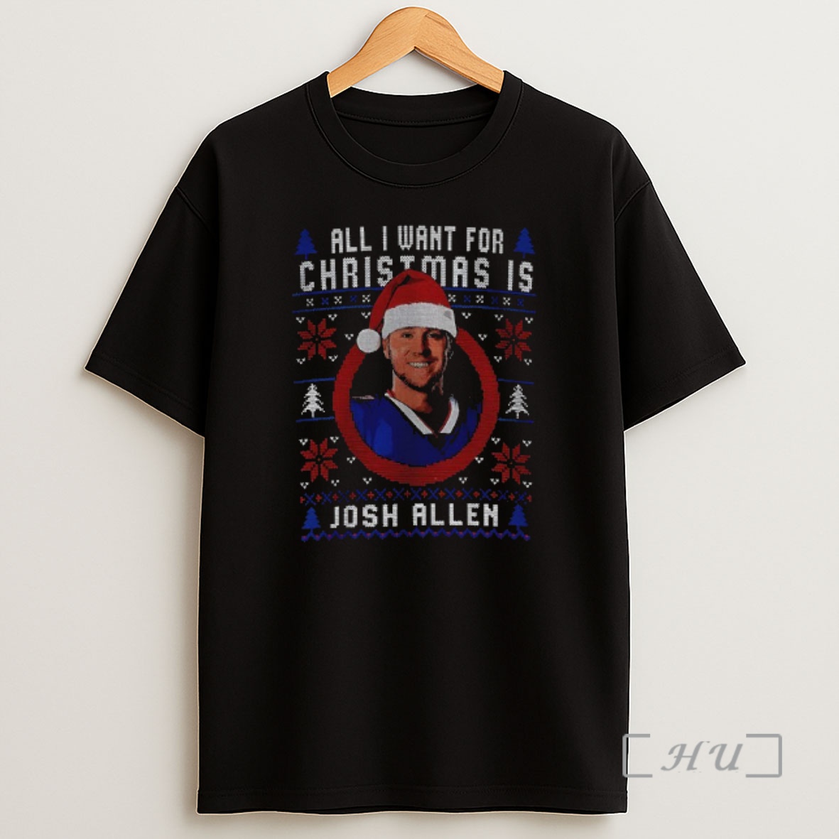 Officials Buffalo Game Day Holiday All I Want For Christmas Is Josh Allen Premium Shirt Sweatshirt Tee