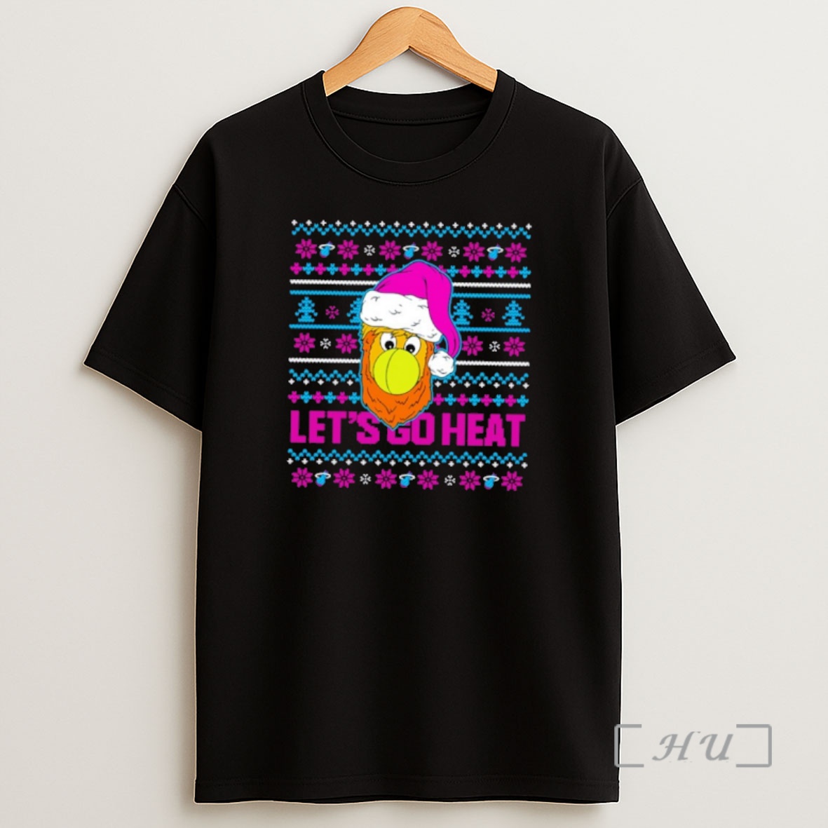 Officials Burnie Miami Heat Lets Go Heat Ugly Christmas Sweat Premium Shirt Sweatshirt Tee