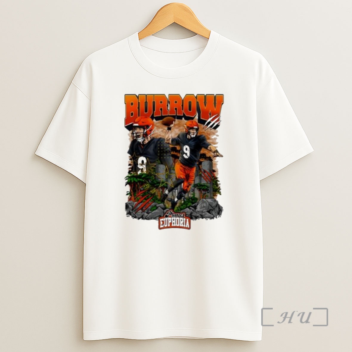 Officials Burrow Planet Euphoria Nflpa Imagined Designed Created Hand Of Anthony Wasito Jr Premium Shirt Sweatshirt Tee