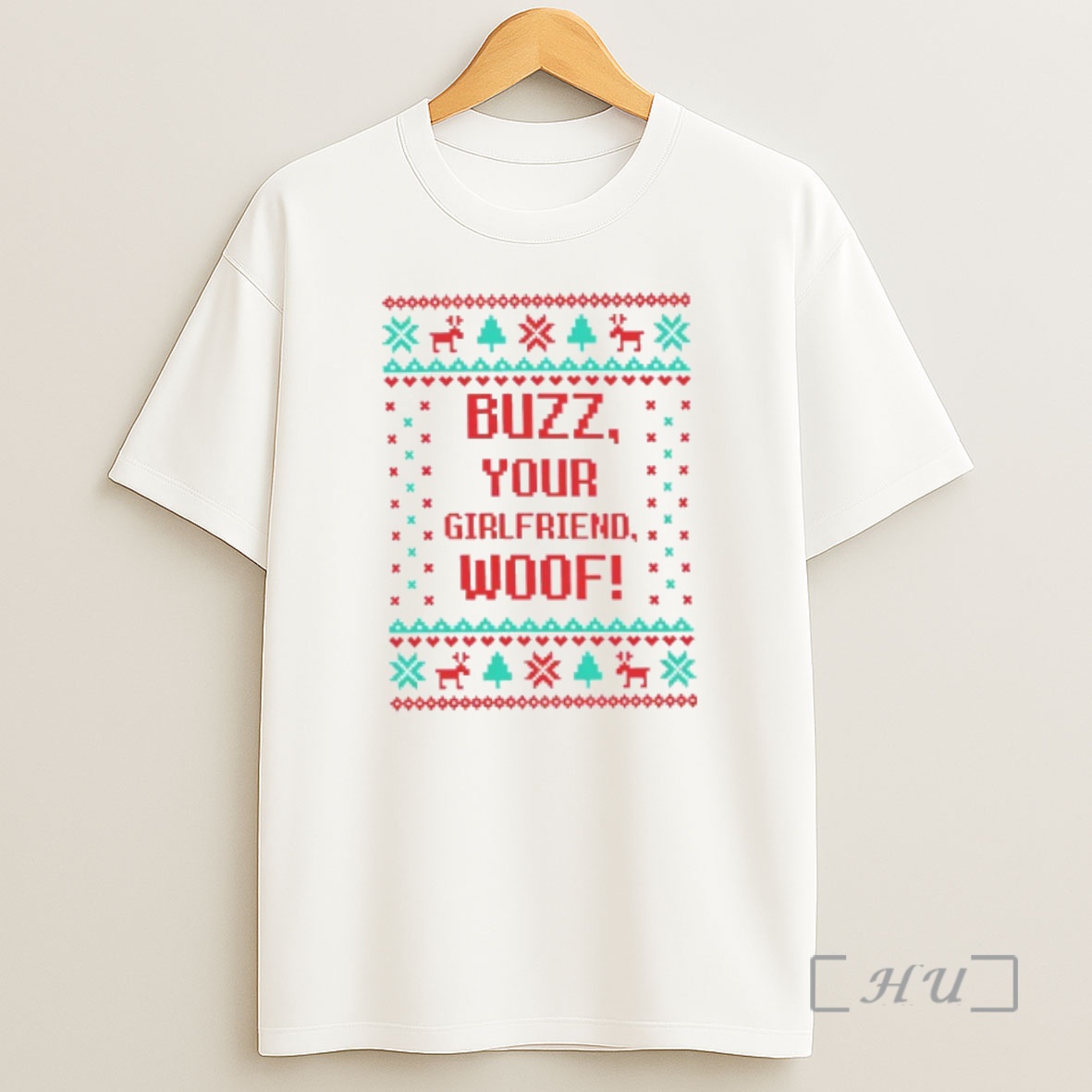 Officials Buzz Your Girlfriend Woof Christmas Premium Shirt Sweatshirt Tee