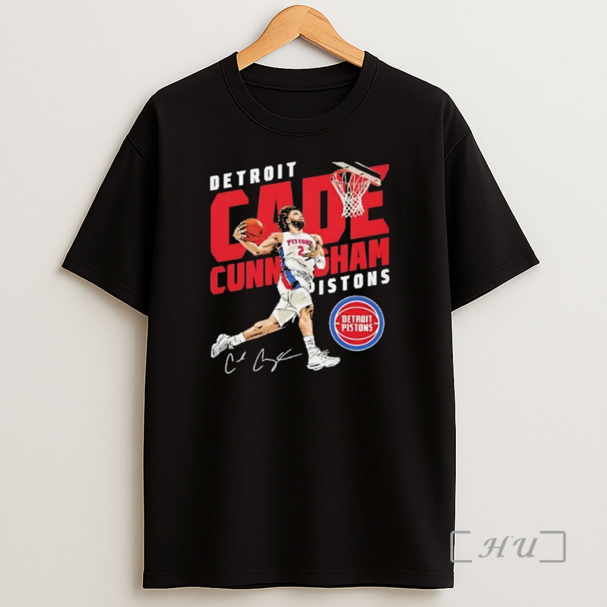 Officials Cade Cunningham Detroit Pistons Signature 2 Retro Vibe Graphic Premium Shirt Sweatshirt Tee