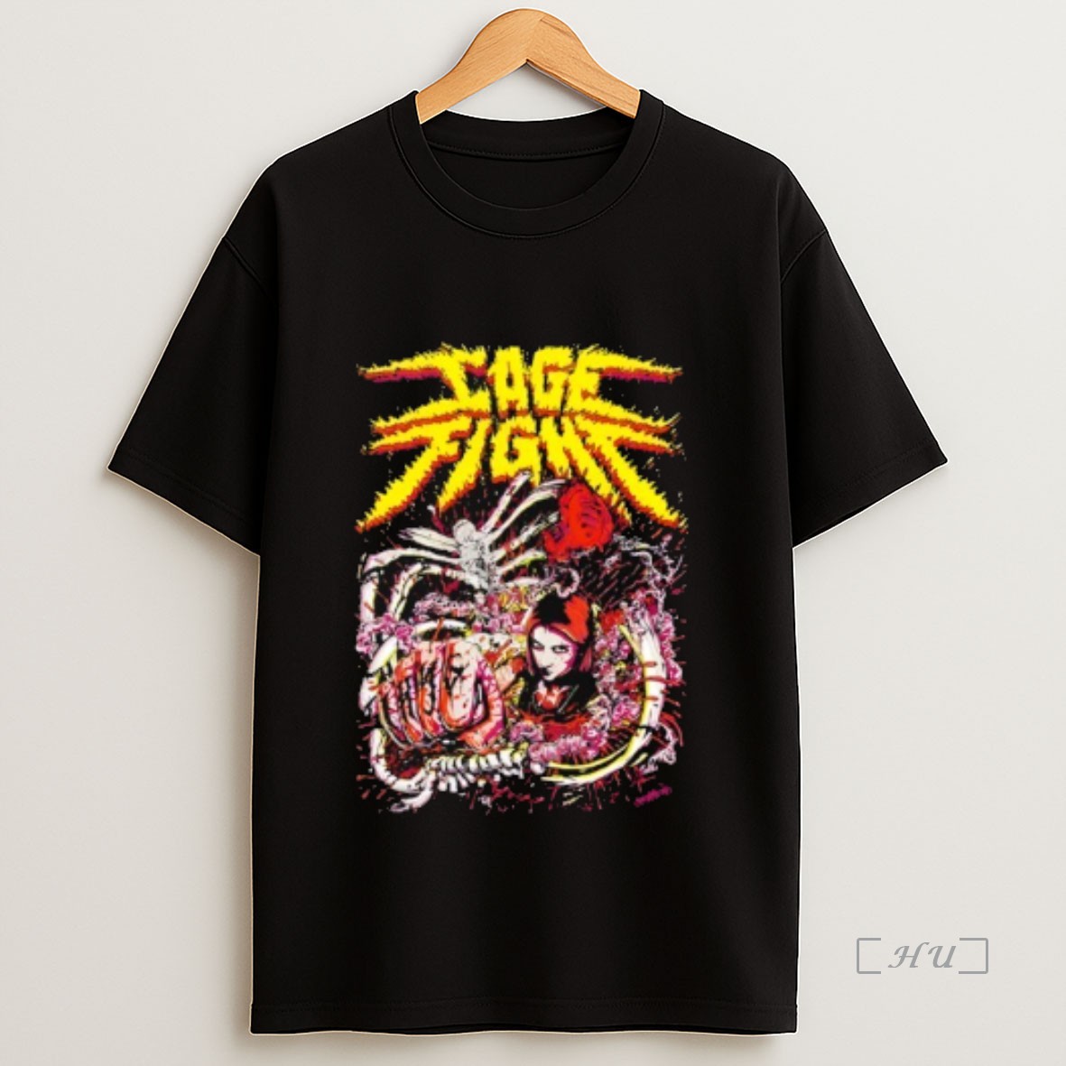 Officials Cage Fight Horror Graphic Illustration Premium Shirt Sweatshirt Tee