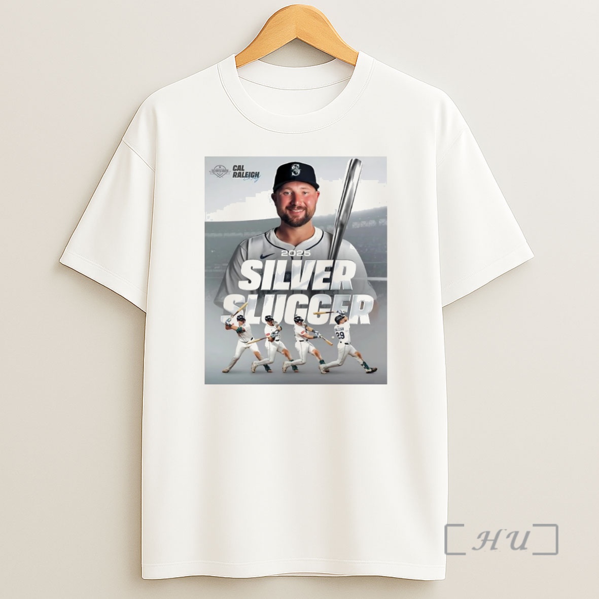 Officials Cal Raleigh 2025 Silver Slugger Premium Shirt Sweatshirt Tee
