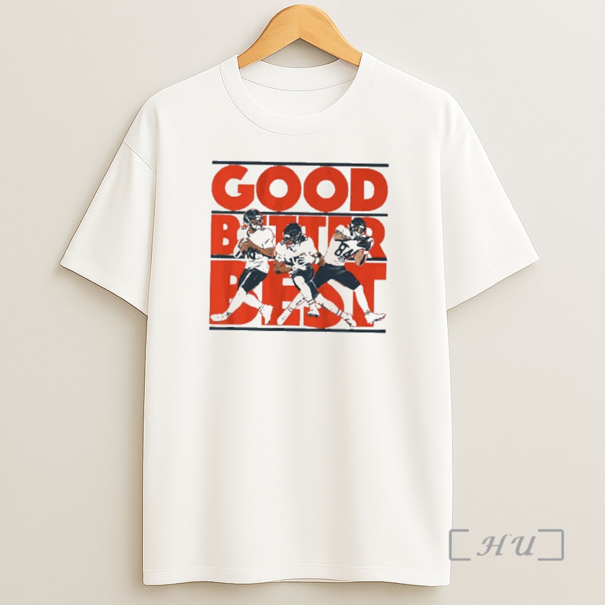 Officials Caleb Williams Rome Odunze And Colston Loveland Chicago Bears Nfl Good Better Best Premium Shirt Sweatshirt Tee
