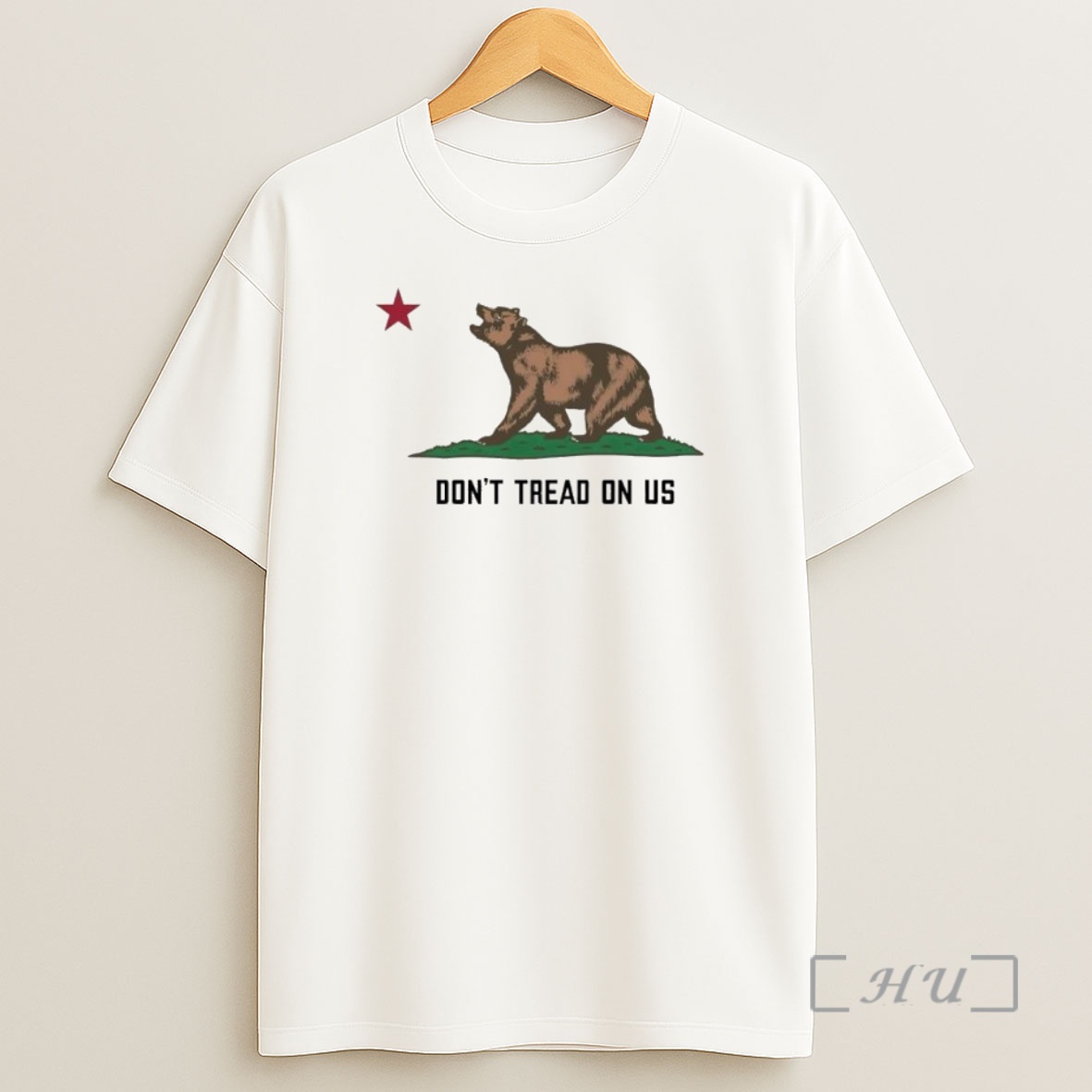 Officials California Bear Flag Parody Dont Tread On Us Bumper Premium Shirt Sweatshirt Tee