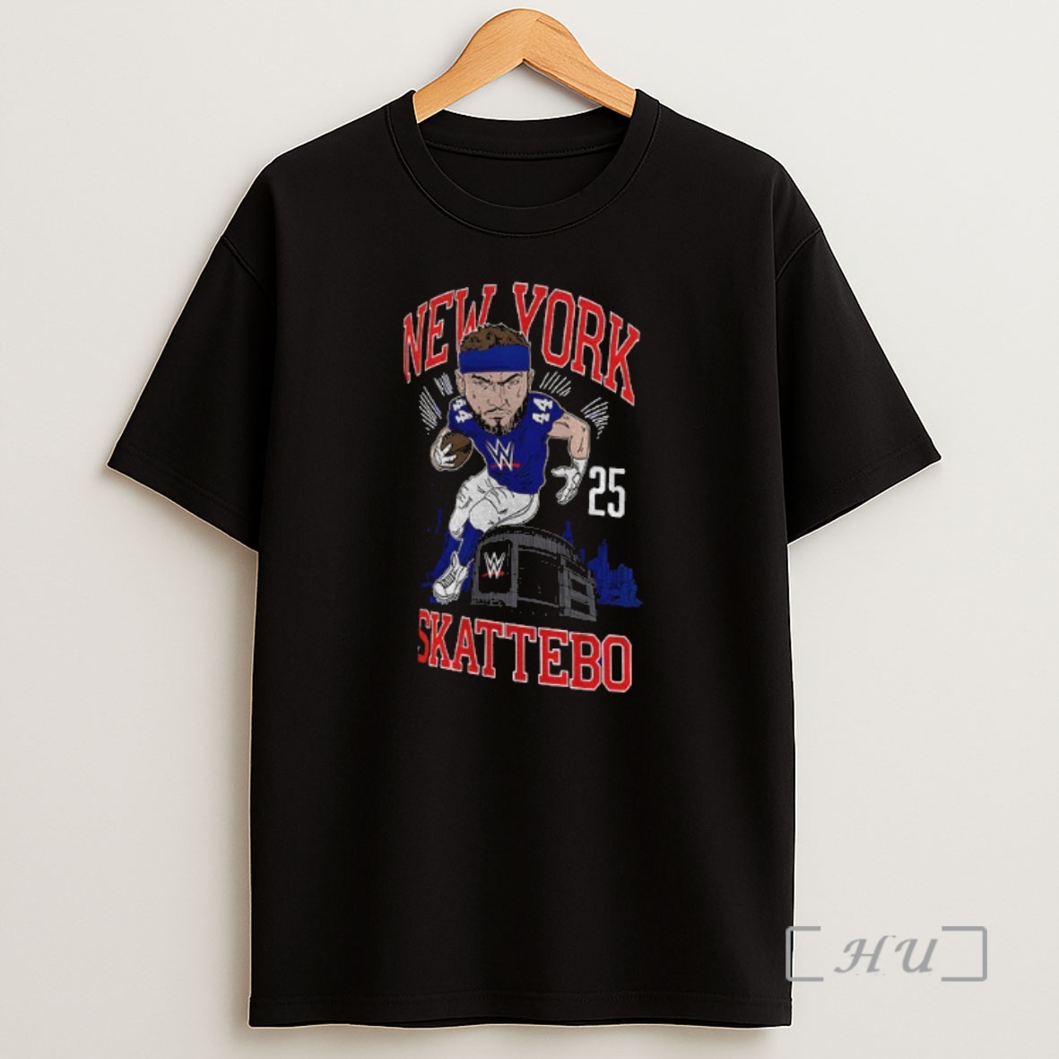 Officials Cam Skattebo New York Giants Football Nfl X Wwe 2025 Premium Shirt Sweatshirt Tee