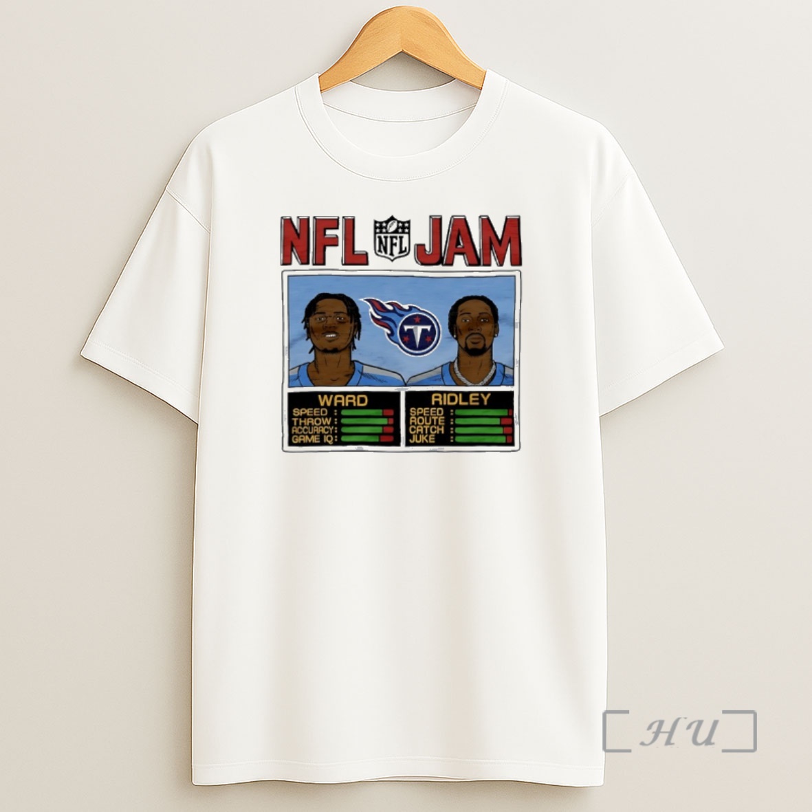 Officials Cam Ward And Calvin Ridley Nfl Jam Tennessee Titans Premium Shirt Sweatshirt Tee