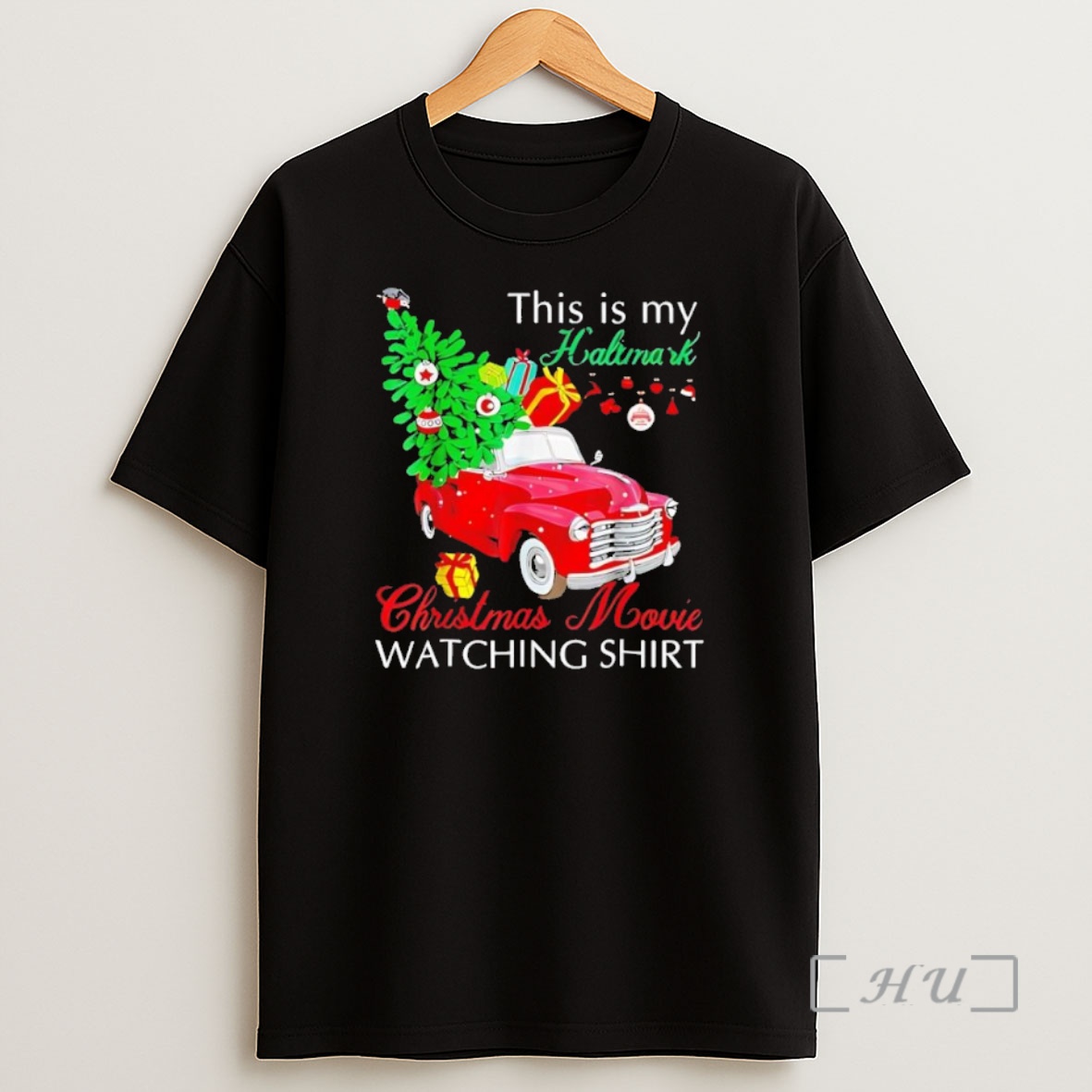 Officials Car This Is My Hallmark Christmas Movie Watching Black Premium Shirt Sweatshirt Tee