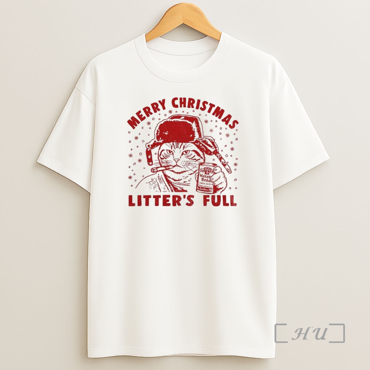 Officials Cat Litters Full Smoking Merry Christmas Premium Shirt Sweatshirt Tee