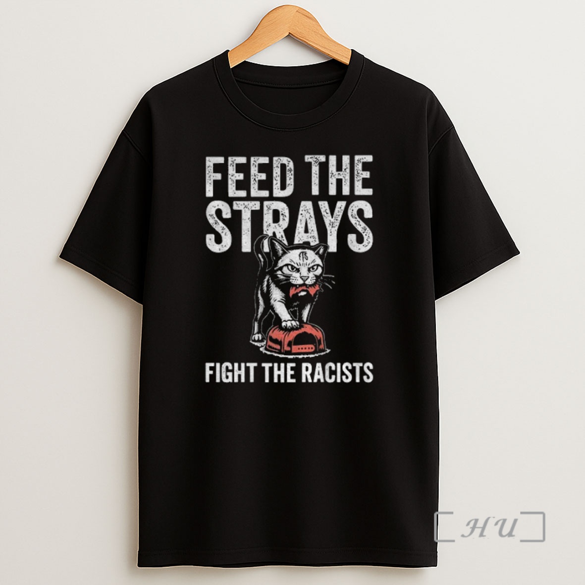 Officials Cat Rescue Feed The Strays Fight The Racists Premium Shirt Sweatshirt Tee